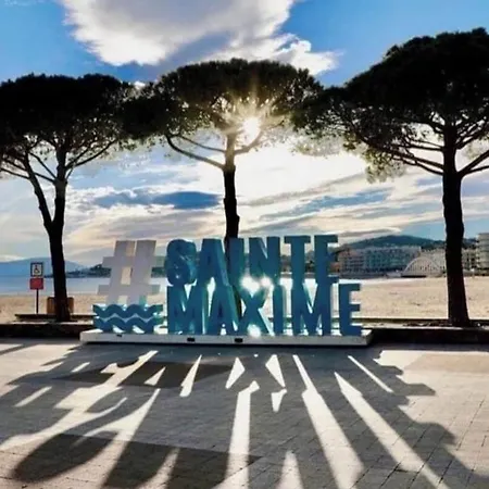 Maxime 8 Personnes Piscine Privee Et Proche De La 펜션 생트막시메